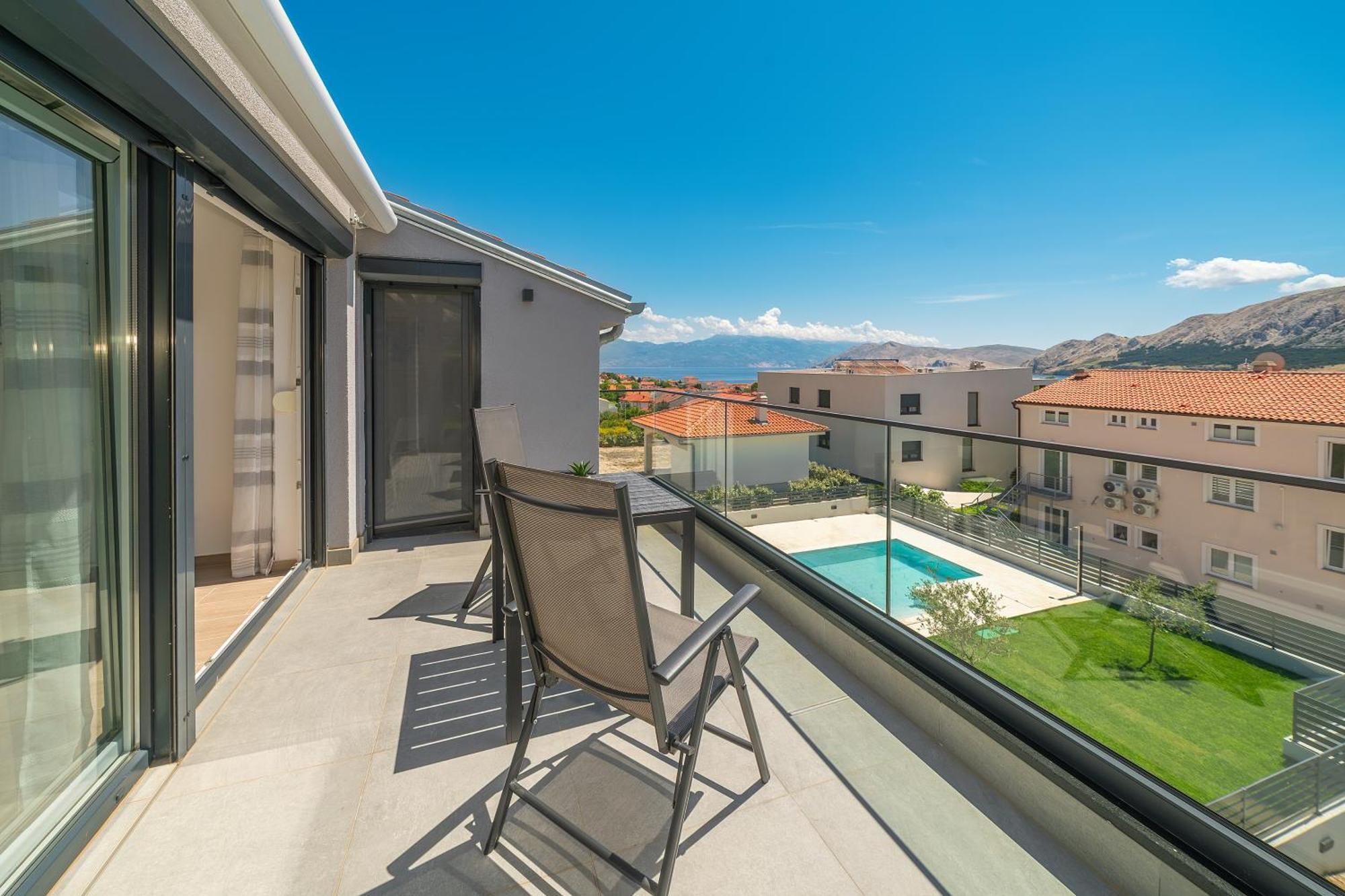 Poolside Apartments Anabella Baška Exteriör bild
