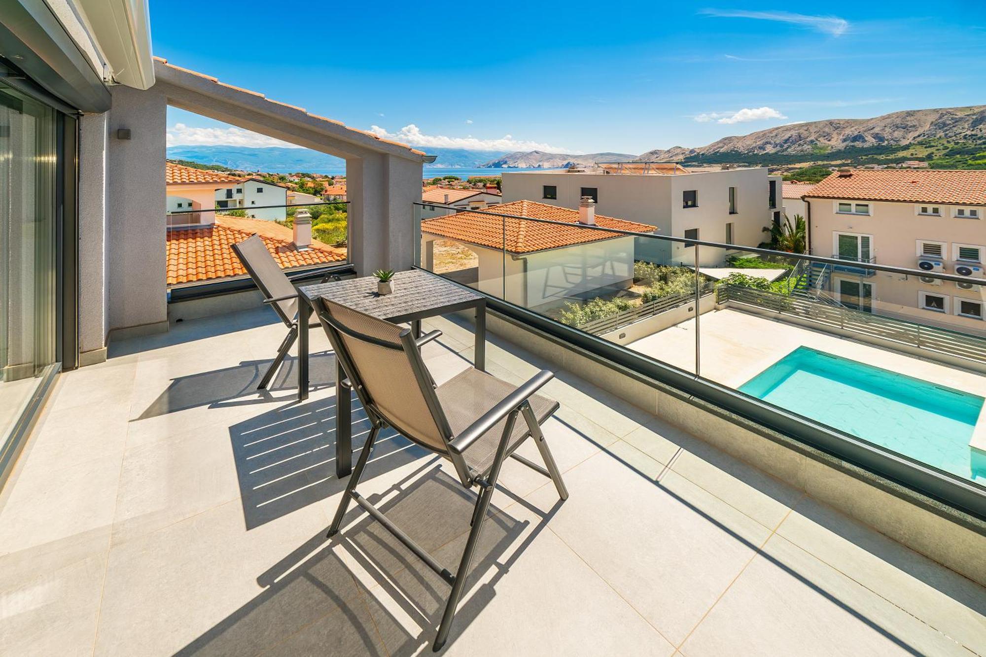 Poolside Apartments Anabella Baška Exteriör bild