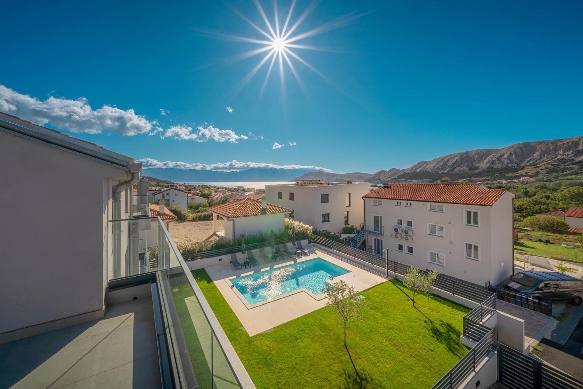 Poolside Apartments Anabella Baška Exteriör bild