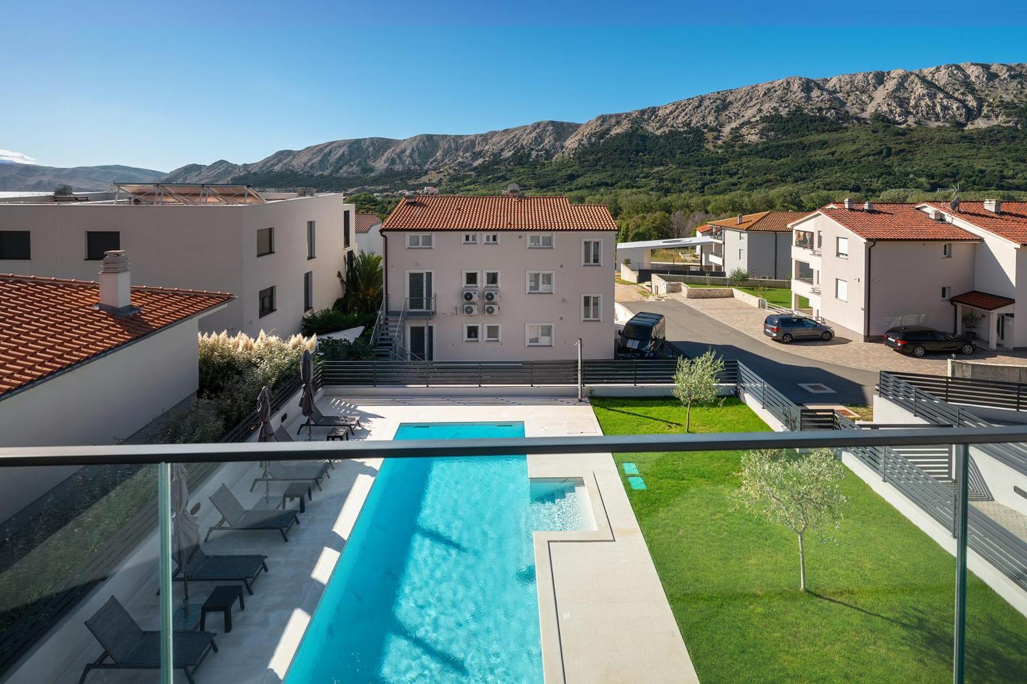 Poolside Apartments Anabella Baška Exteriör bild